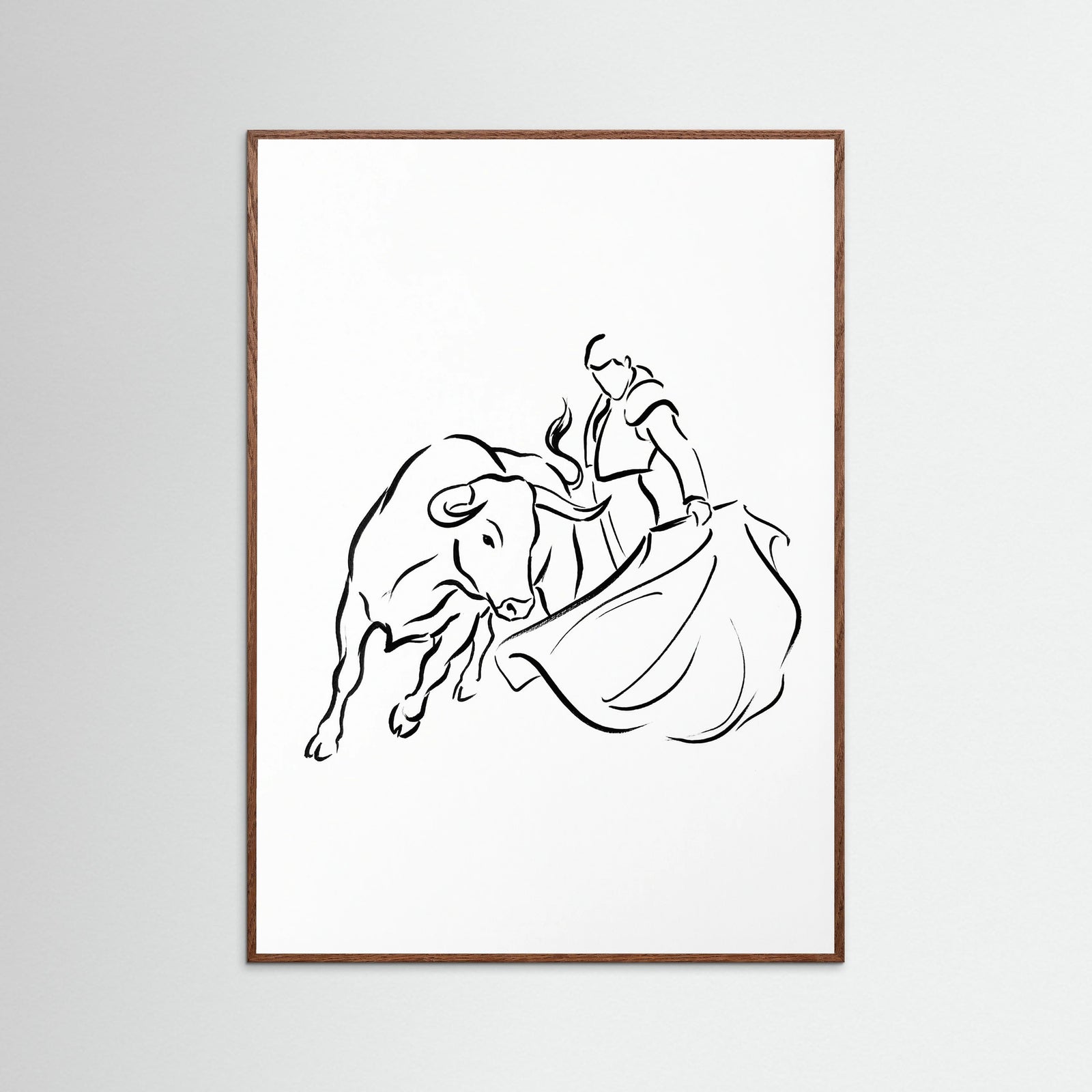 Oak Dark Quixotic Lines