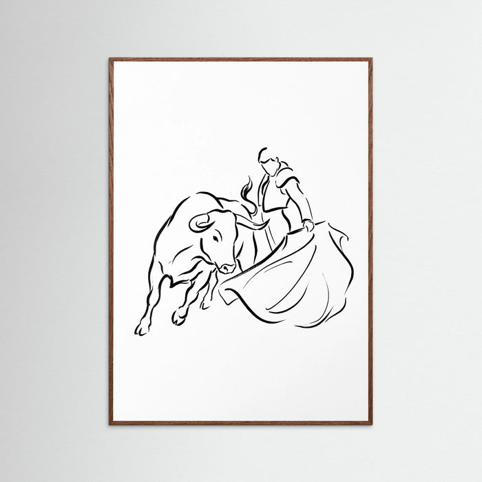 Oak Dark Quixotic Lines