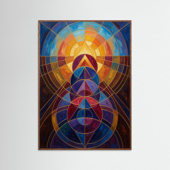 Oak Dark Radiant Mandala