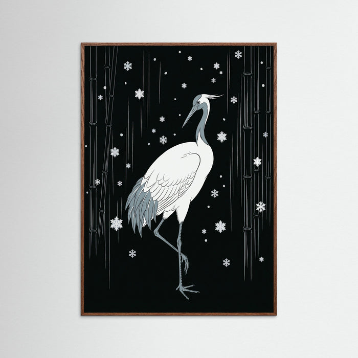 Oak Dark Rainy Egret