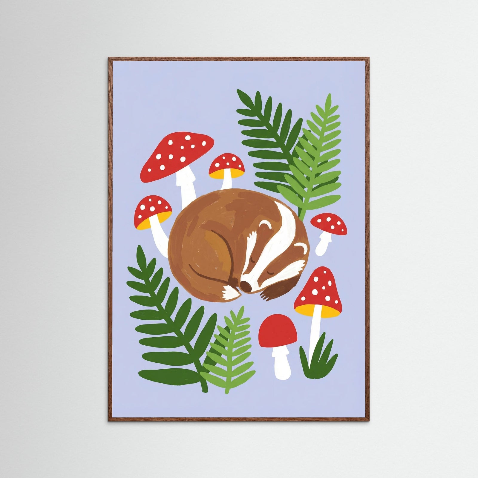 Oak Dark Red Leaf Hare