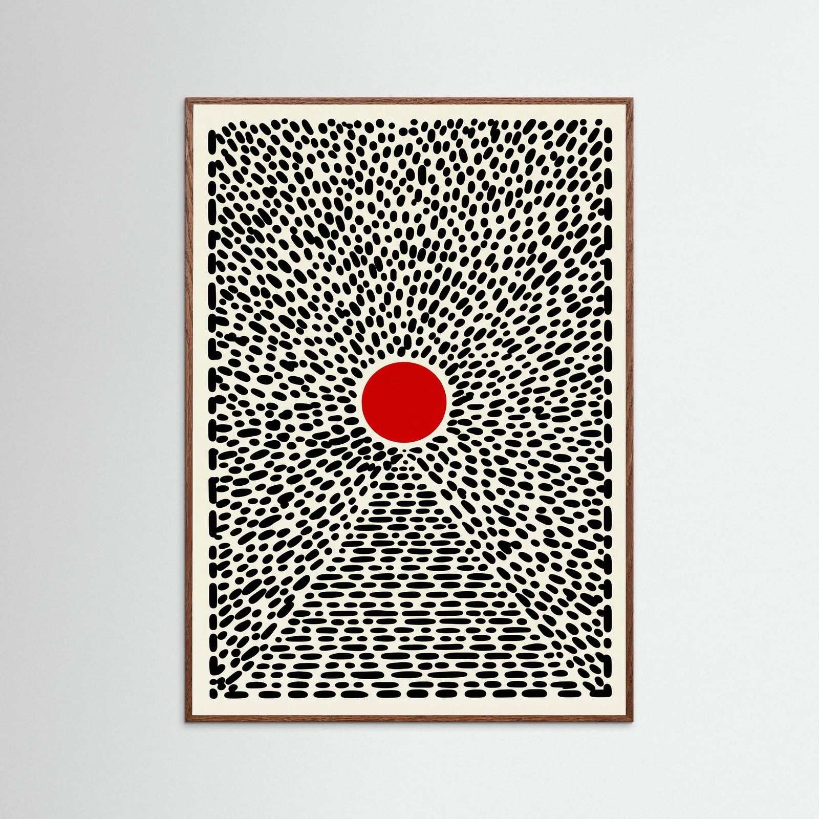 Oak Dark Red Sun Burst