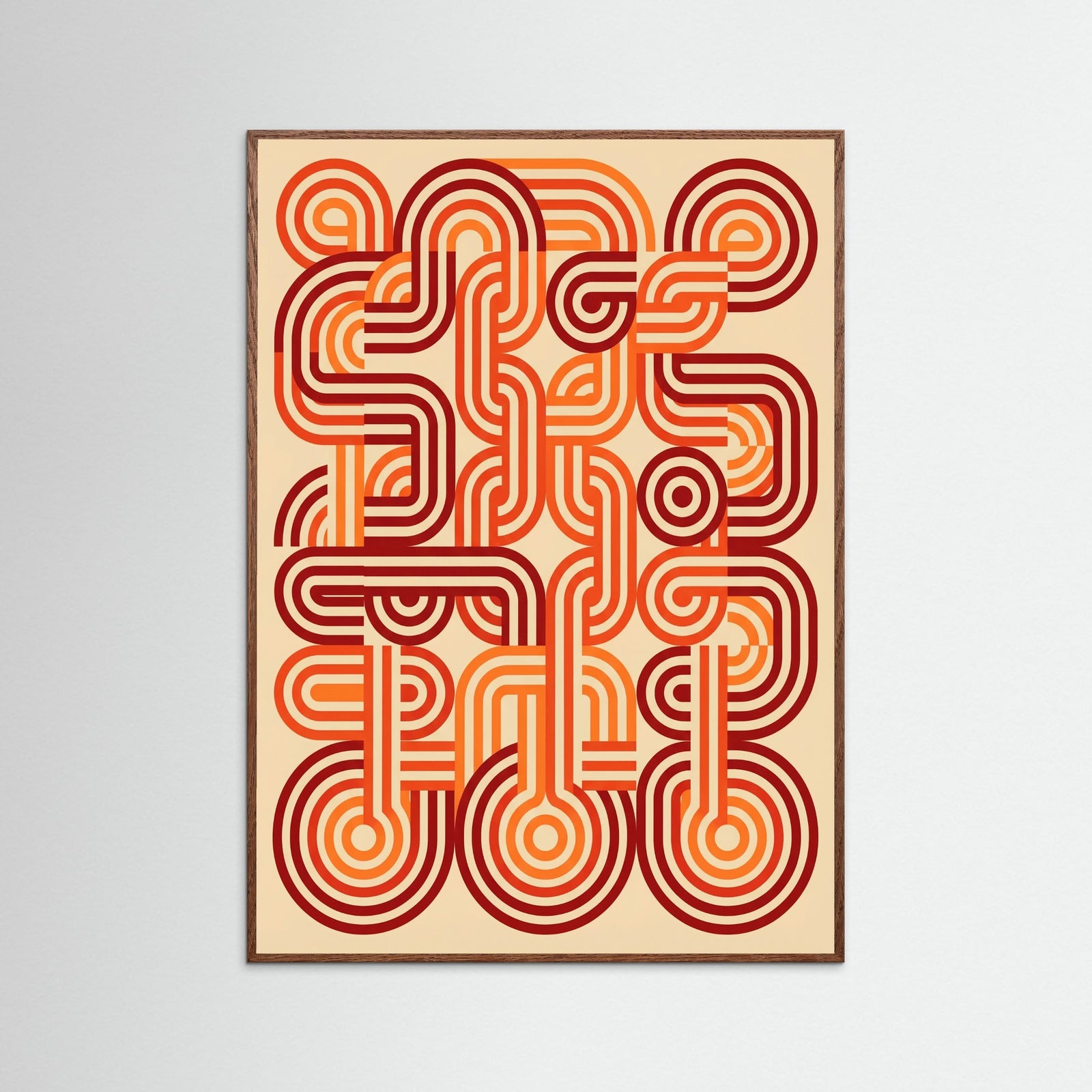 Oak Dark Retro Curves