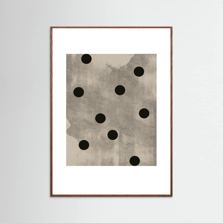 Retro Dots No.3 Poster – plakat og kunsttryk