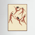 Oak Dark Rhythmic Human Forms