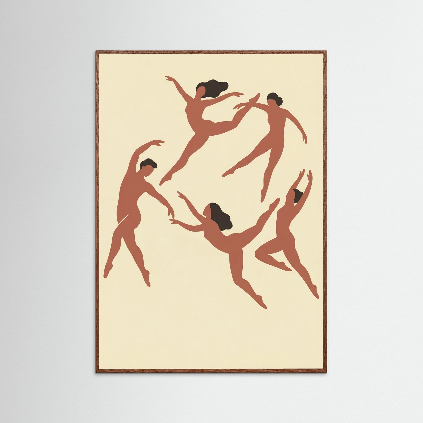 Oak Dark Rhythmic Human Forms