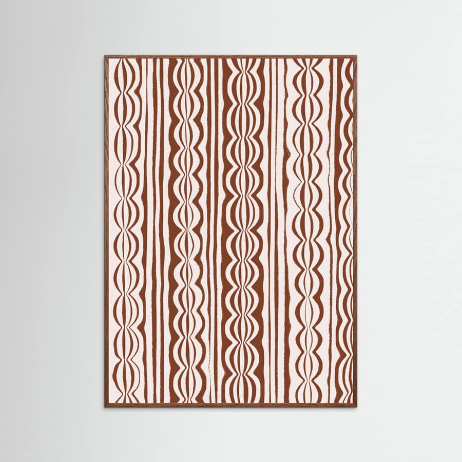 Rhythmic Waves Poster – poster and art print