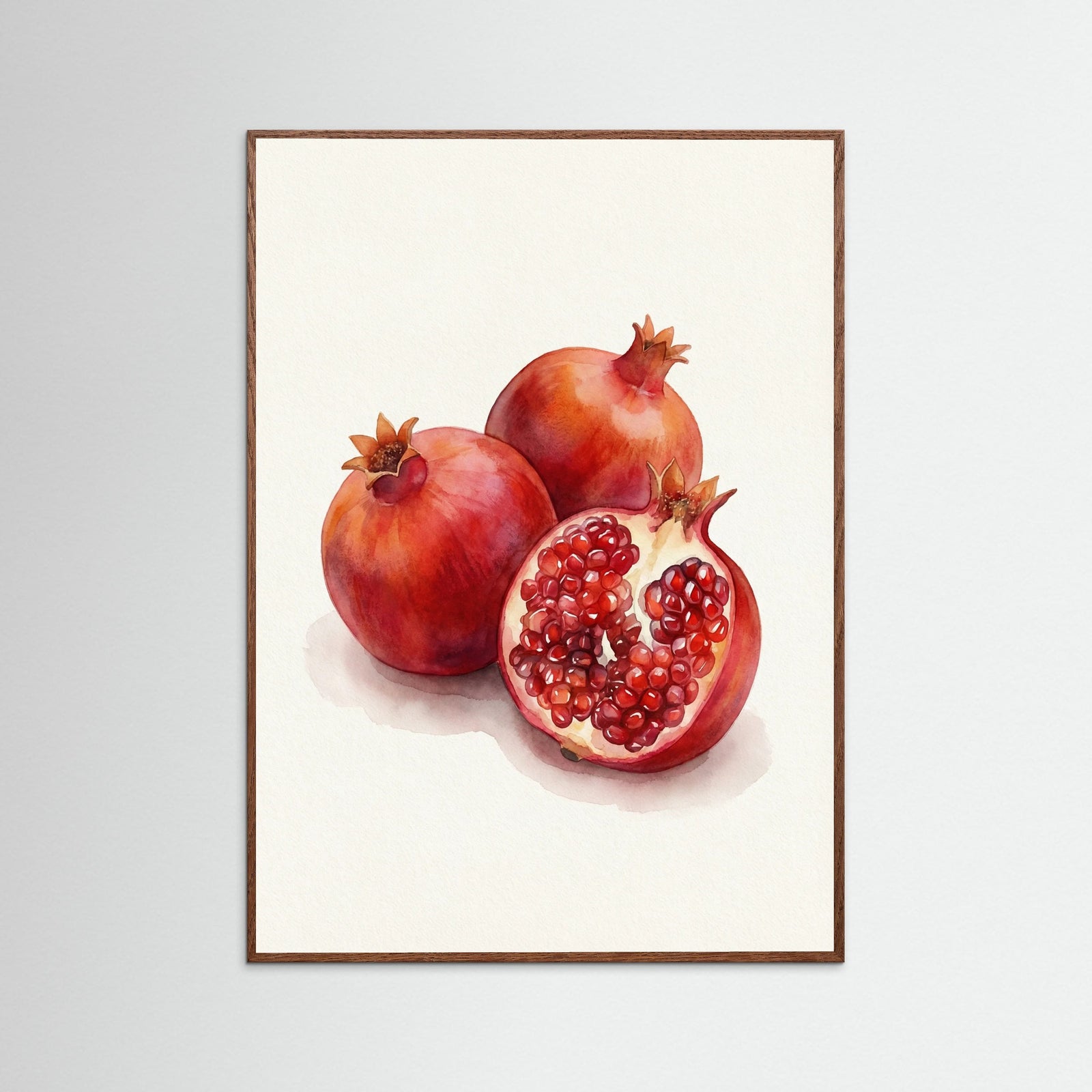 Oak Dark Ruby Citrus Halves