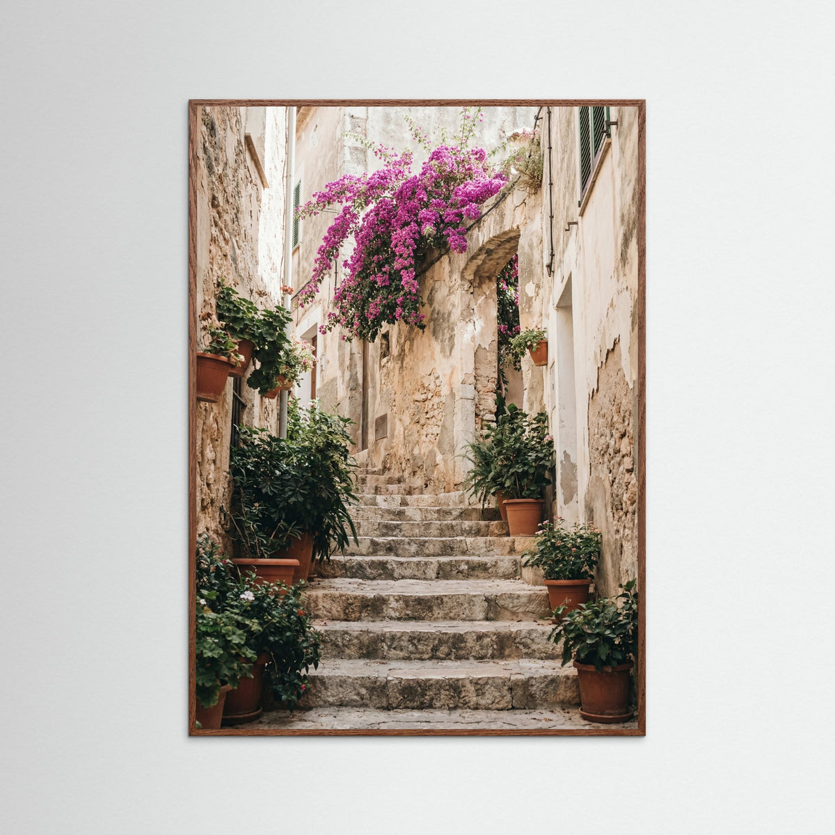 Oak Dark Rustic Green Entrance