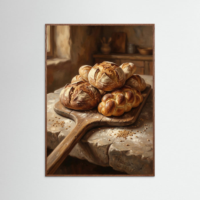 Oak Dark Rustic Hearth Bread