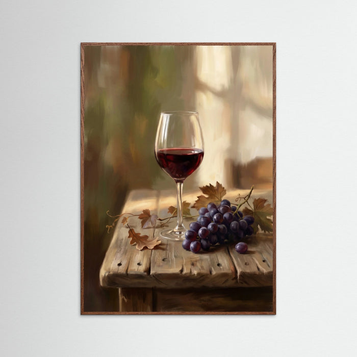 Oak Dark Rustic Wine Serenity