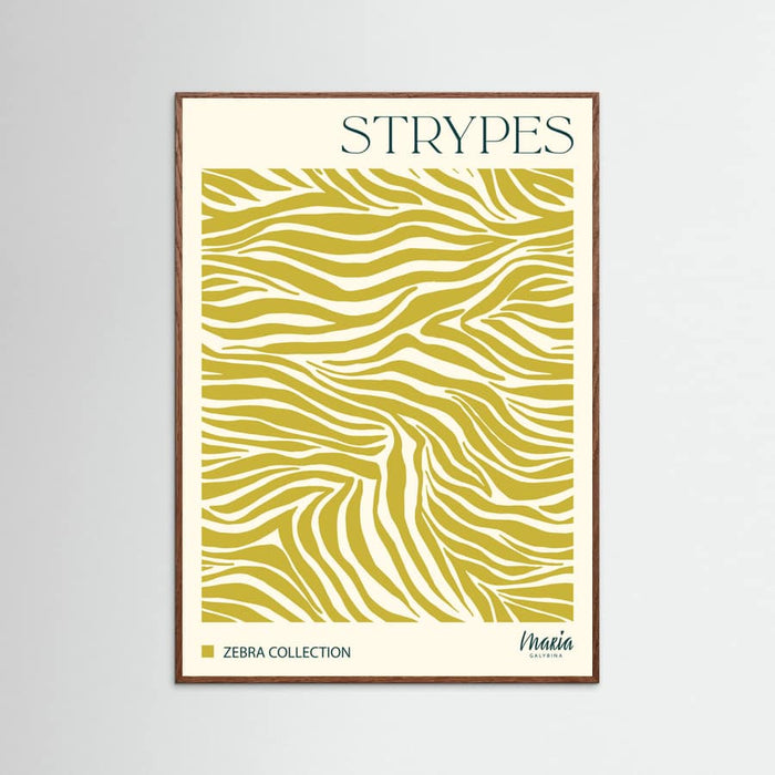 STRIPES. Zebra Collection Poster – plakat og kunsttryk