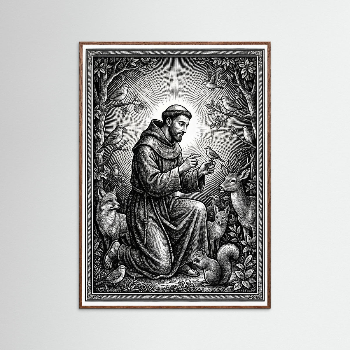 Oak Dark Sacred Guadalupe Vision