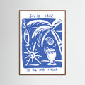 Oak Dark Salty Hair Poster