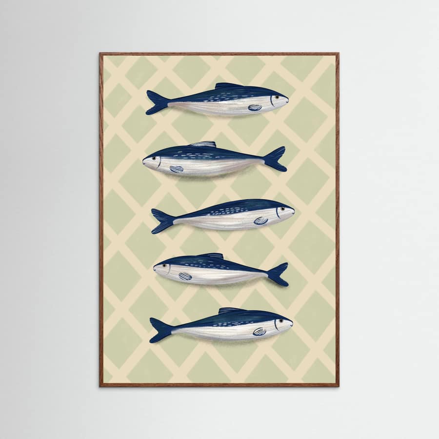 Sardines Poster – poster and art print