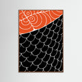 Oak Dark Sashimi Red and Black Poster