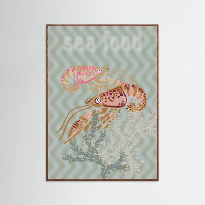 Sea food Neptune's joy Poster – poster and art print