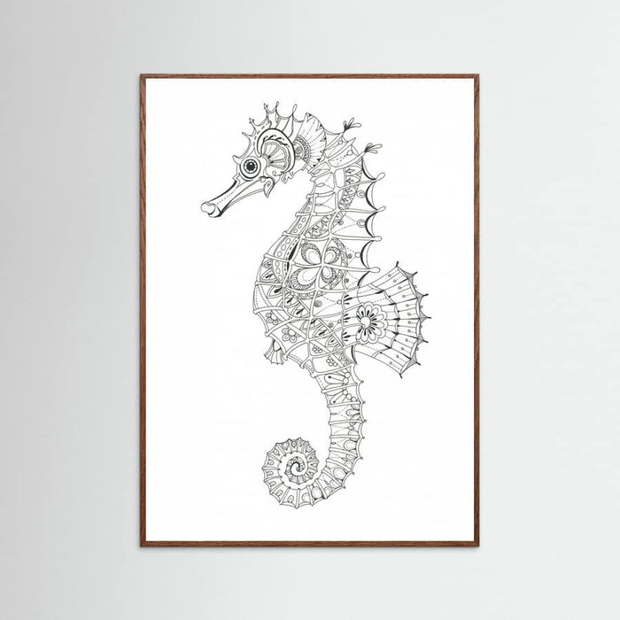 Seahorse 3 Poster – plakat og kunsttryk