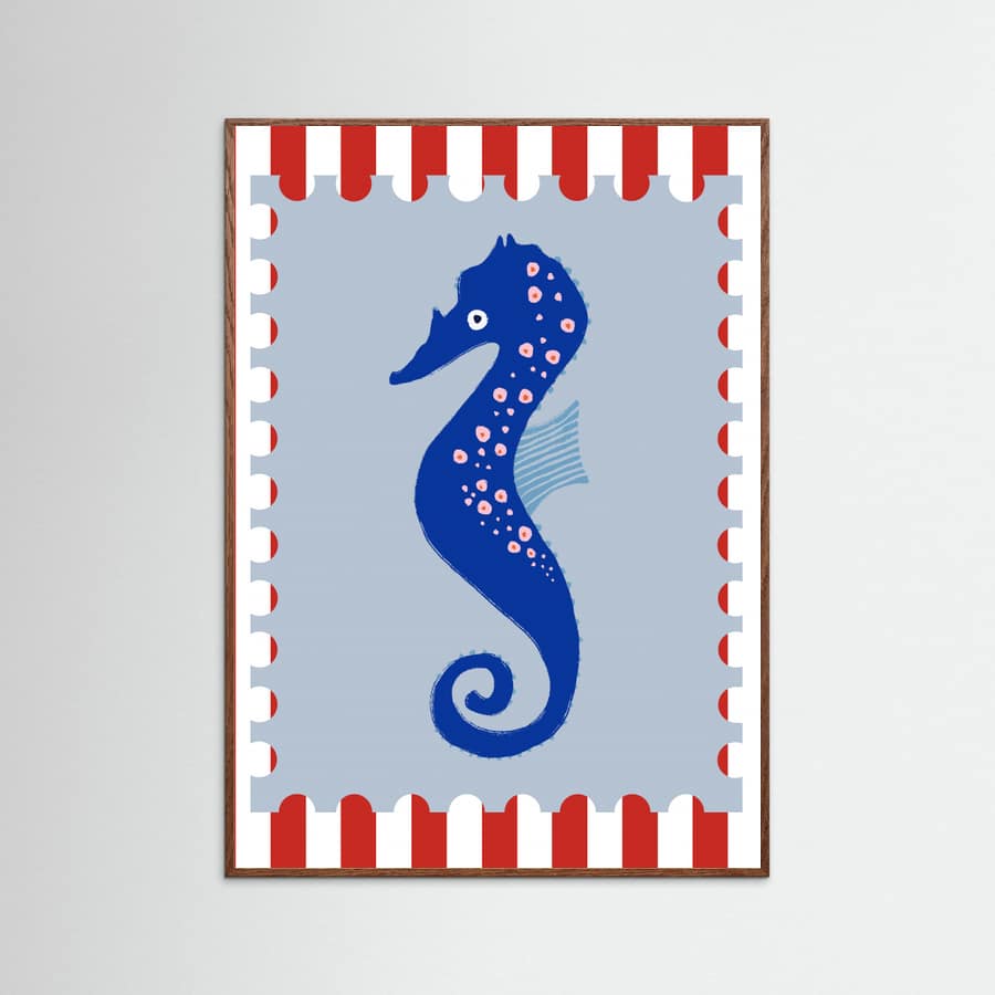 Seahorse -juliste – juliste ja taidepainatus