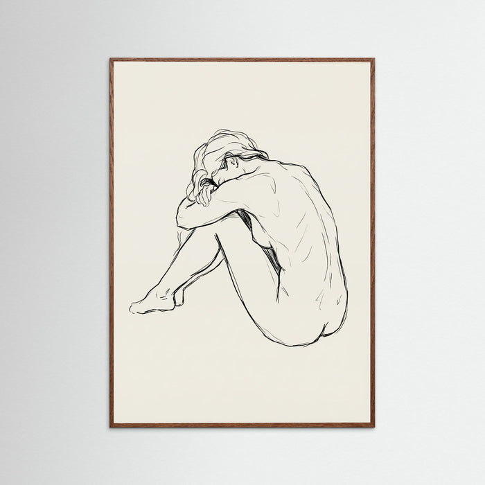 Oak Dark Seated Contemplation