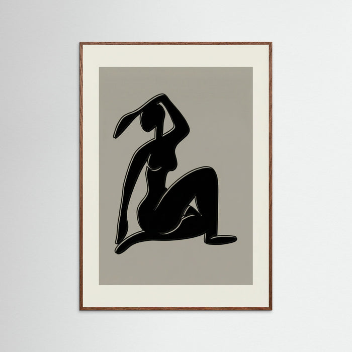 Oak Dark Seated Cutout Form