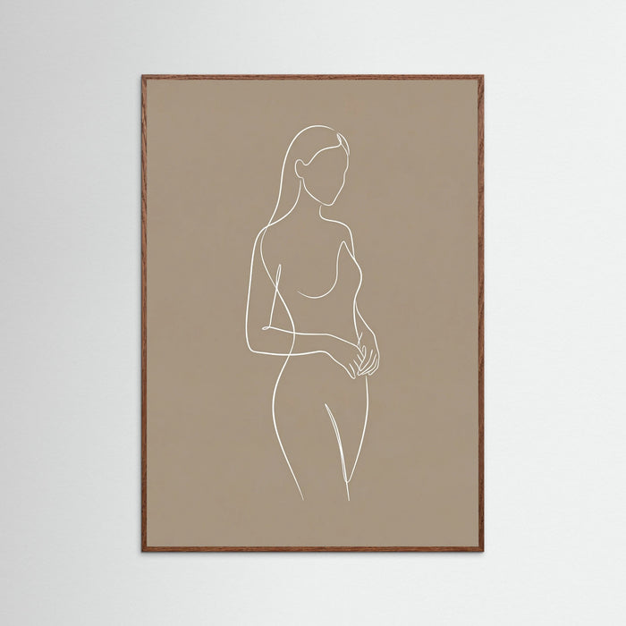 Oak Dark Seated Serenity Beige