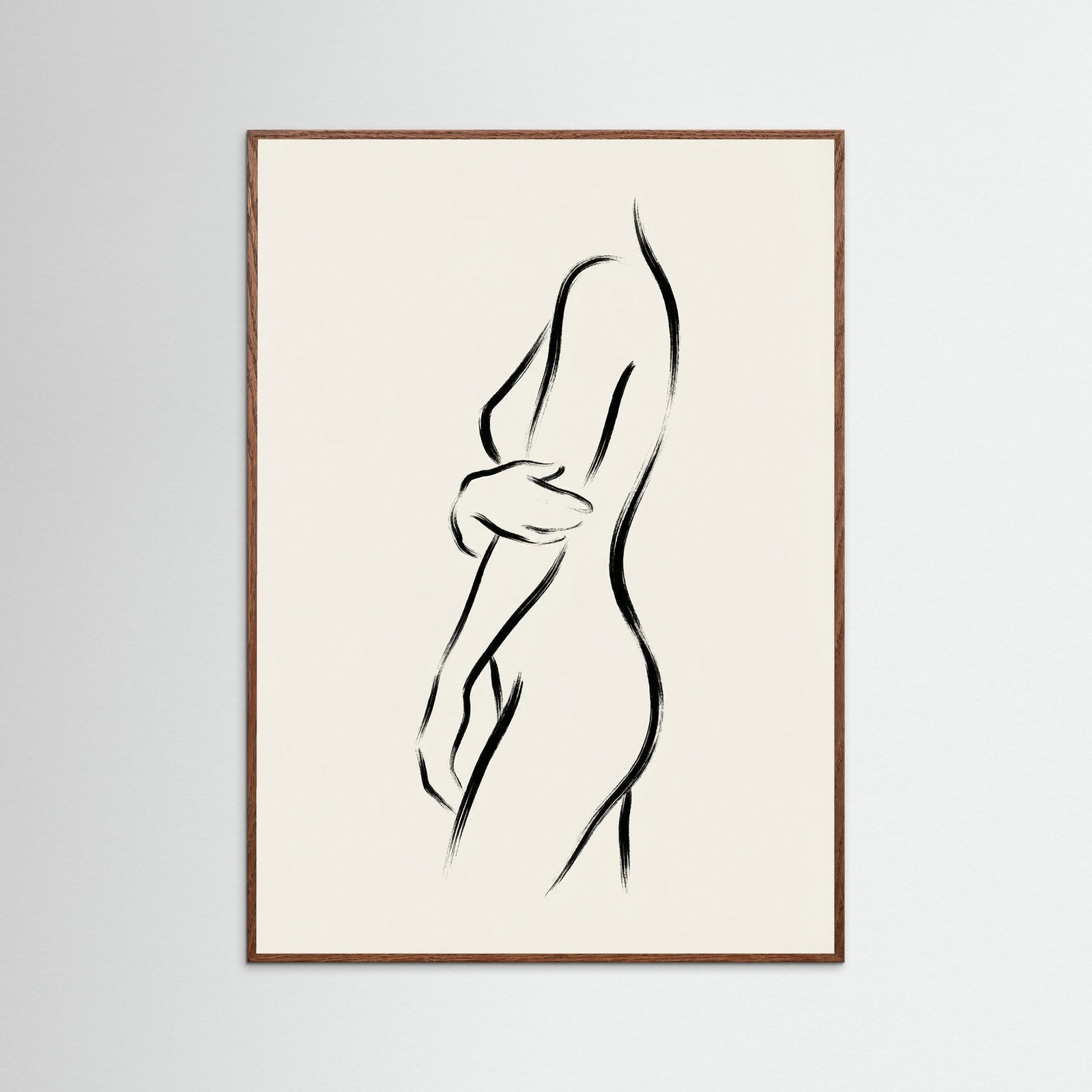 Oak Dark Seated Silhouette