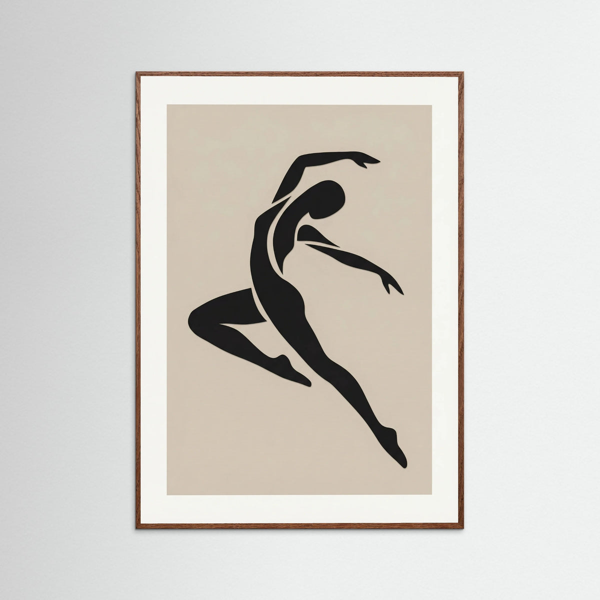 Oak Dark Seated Silhouette