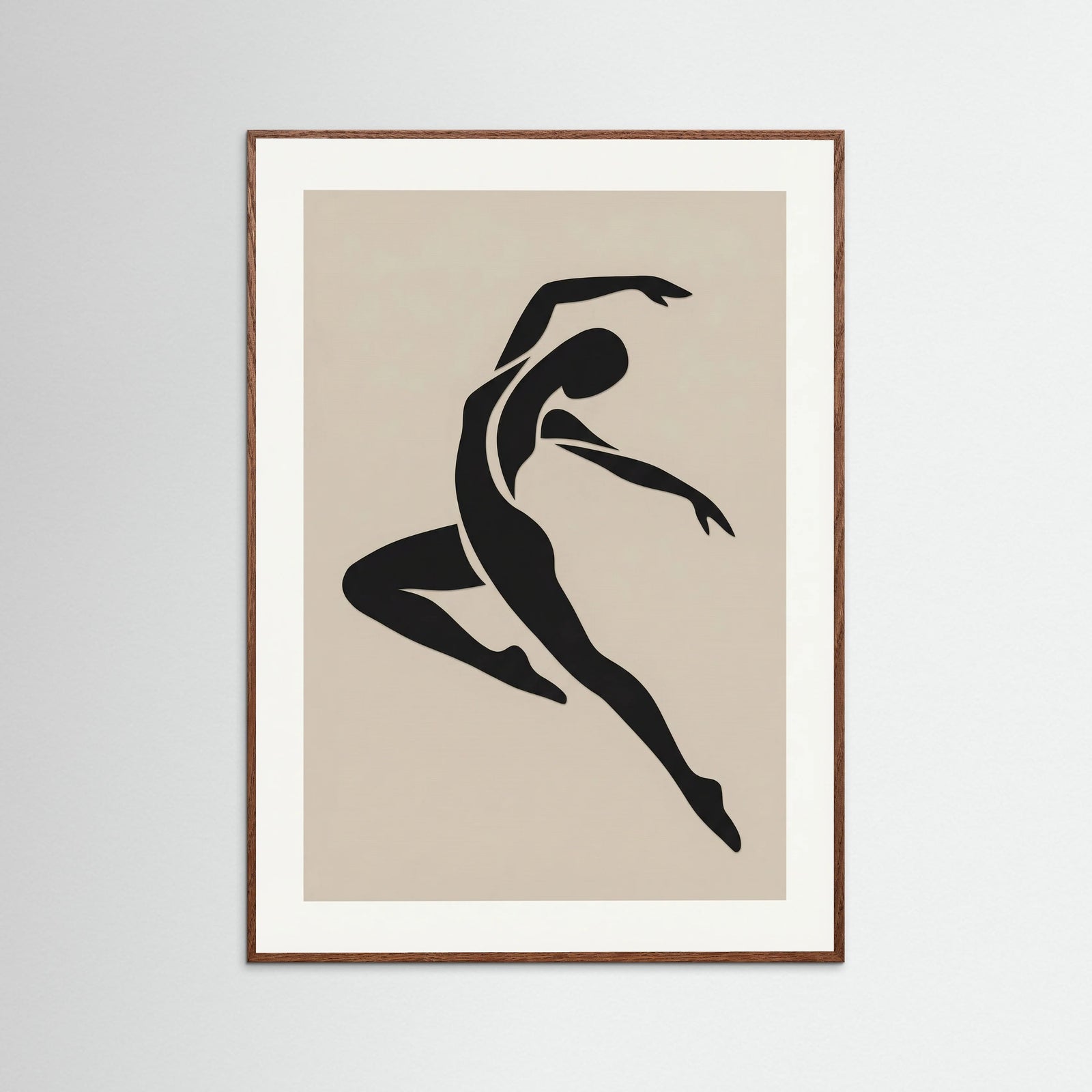 Oak Dark Seated Silhouette