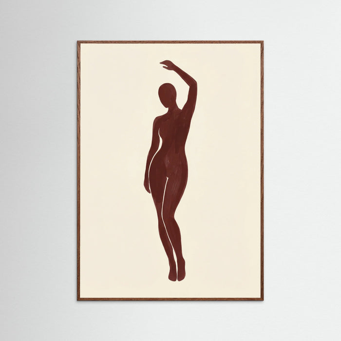 Oak Dark Seated Silhouette