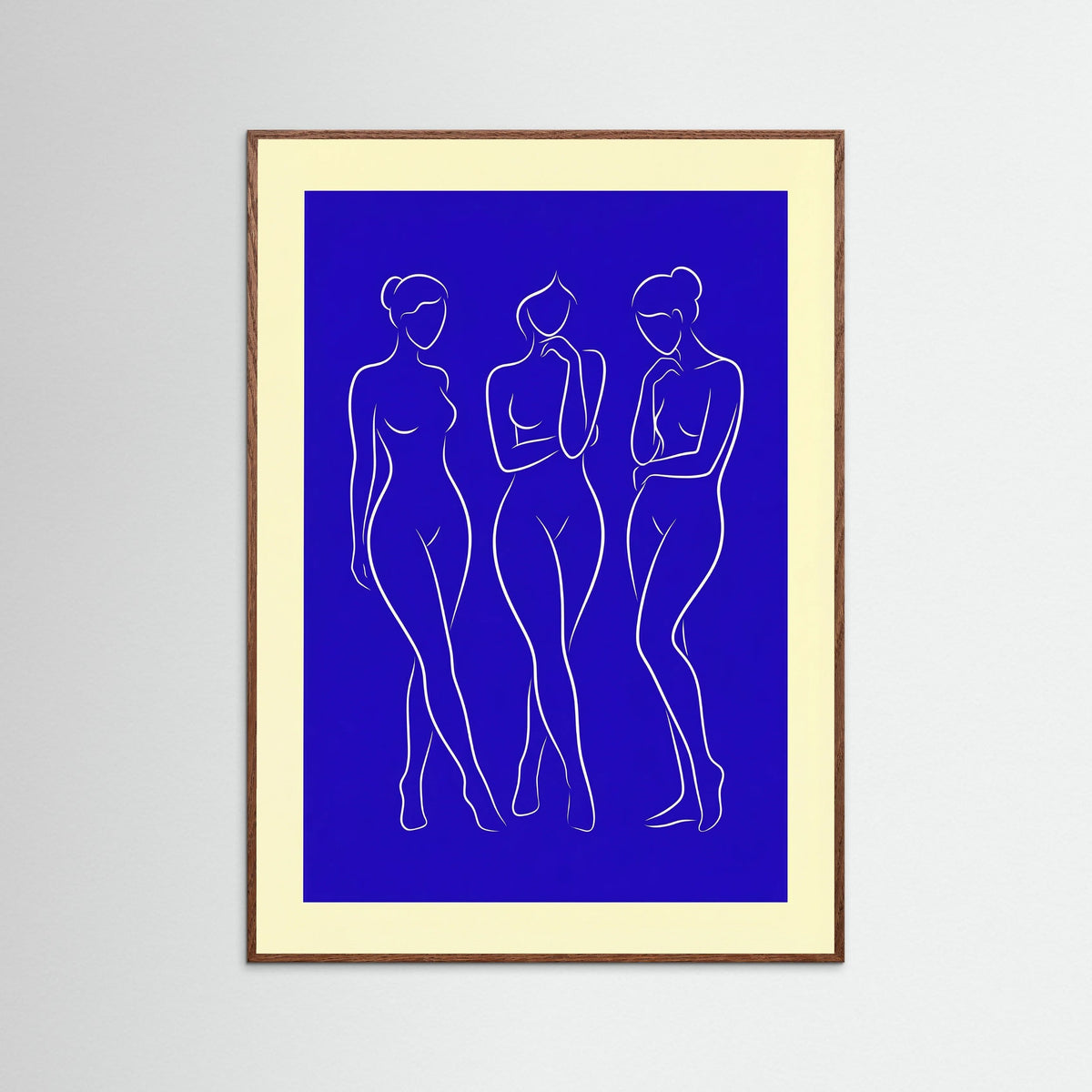 Oak Dark Serene Blue Form