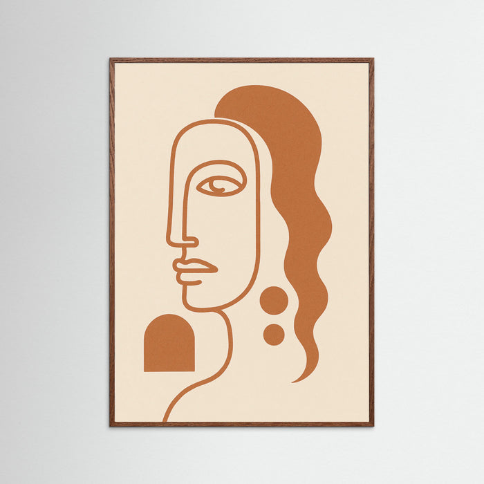 Oak Dark Serene Face
