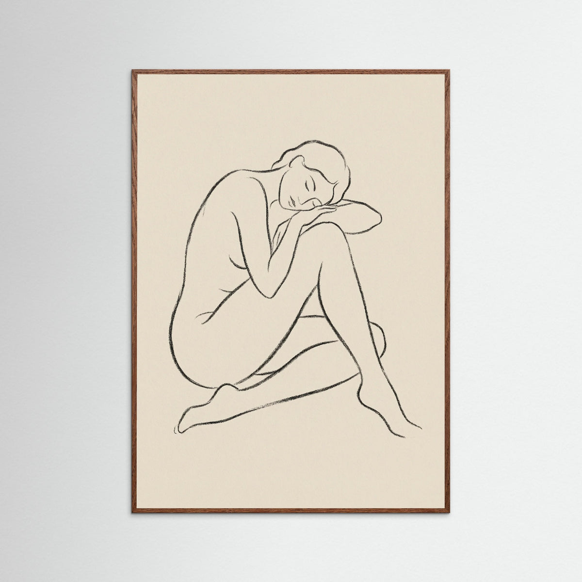 Oak Dark Serene Gaze