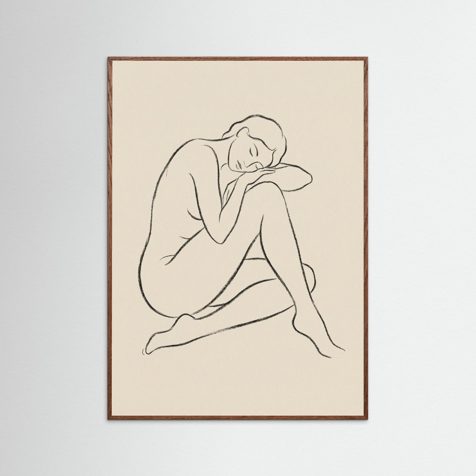 Oak Dark Serene Gaze