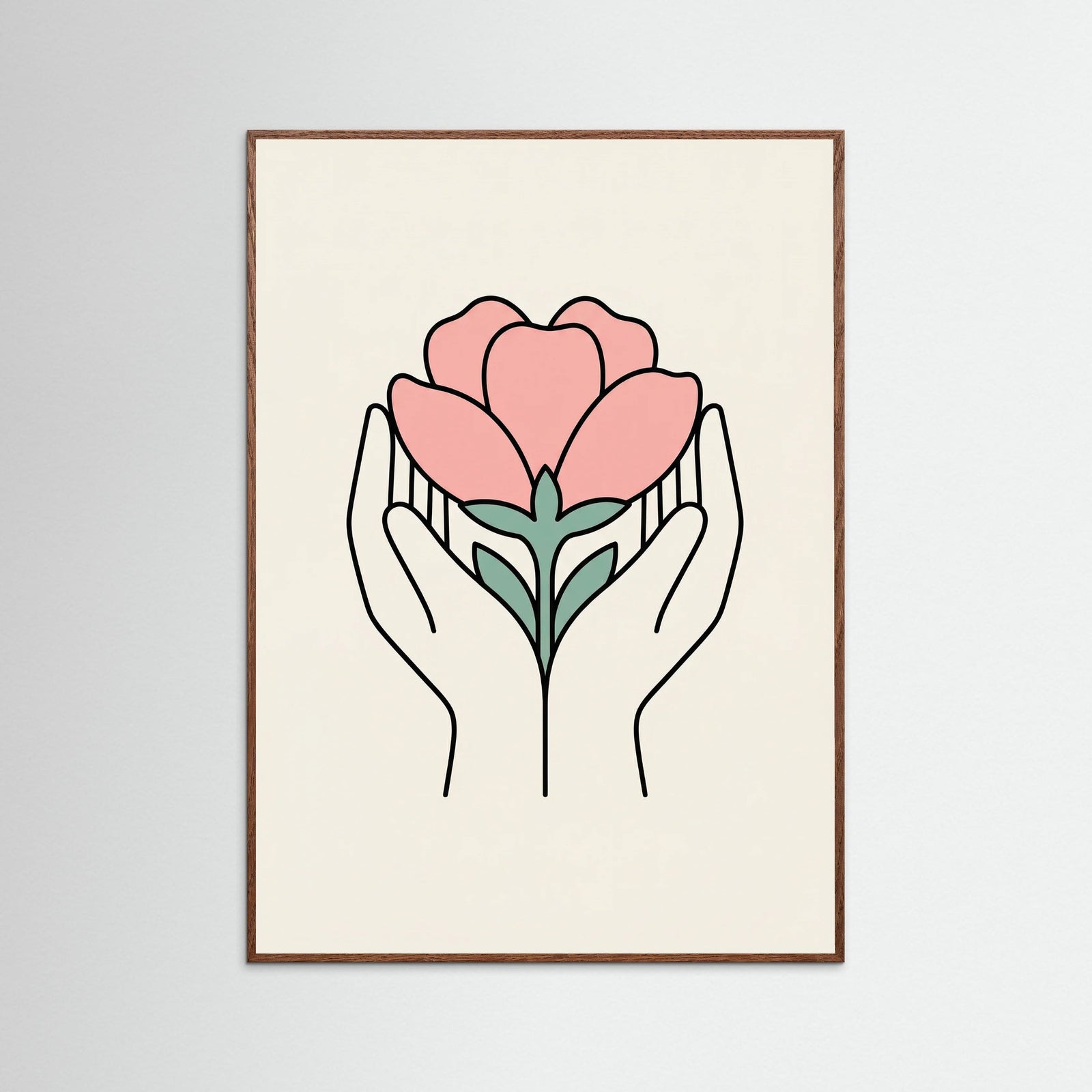 Oak Dark Serene Gaze