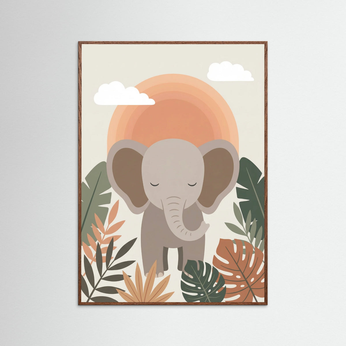 Oak Dark Serene Safari Feline