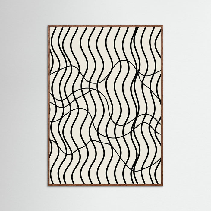 Oak Dark Serpentine Flow