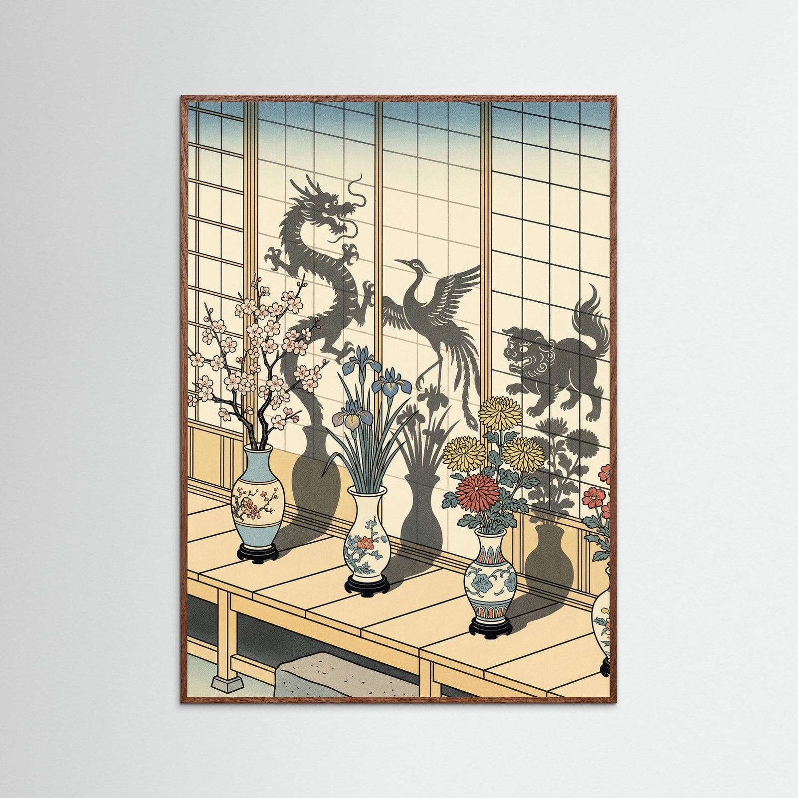 Oak Dark Shadow Puppet Play