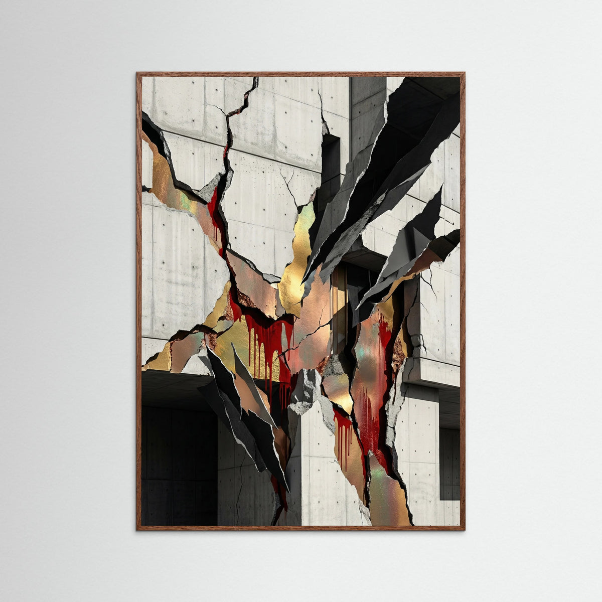 Oak Dark Shattered Gaze