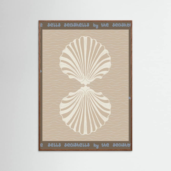 She sells seashells Poster – poster and art print
