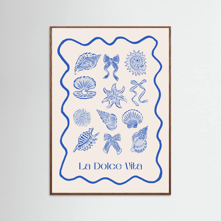 Shells & Bows Poster – poster och konsttryck