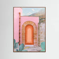 Oak Dark Sicilian Arch Poster