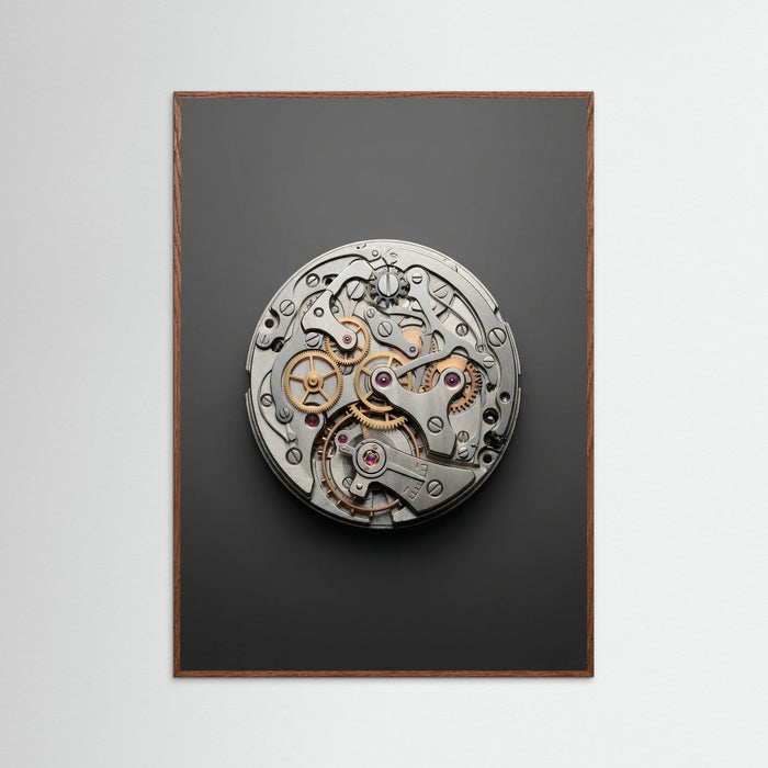 Oak Dark Silver Icon Overhead