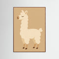 Oak Dark Sleeping Llama