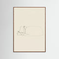 Oak Dark Slumbering Feline Grace