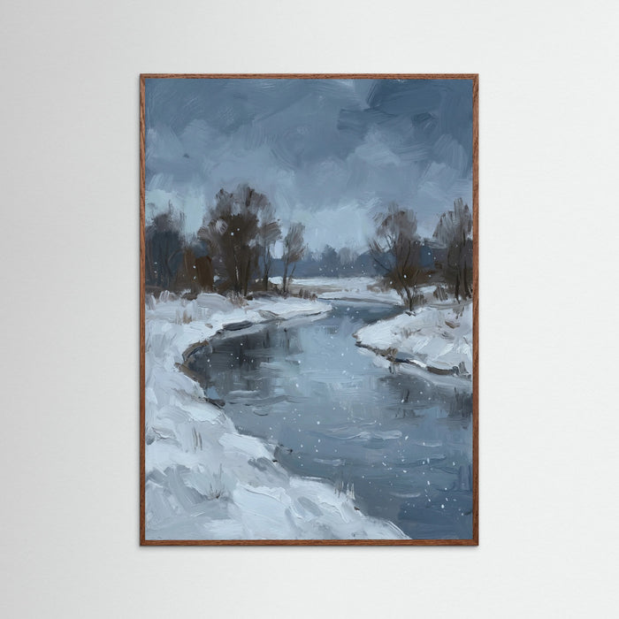 Oak Dark Snowy Harvest