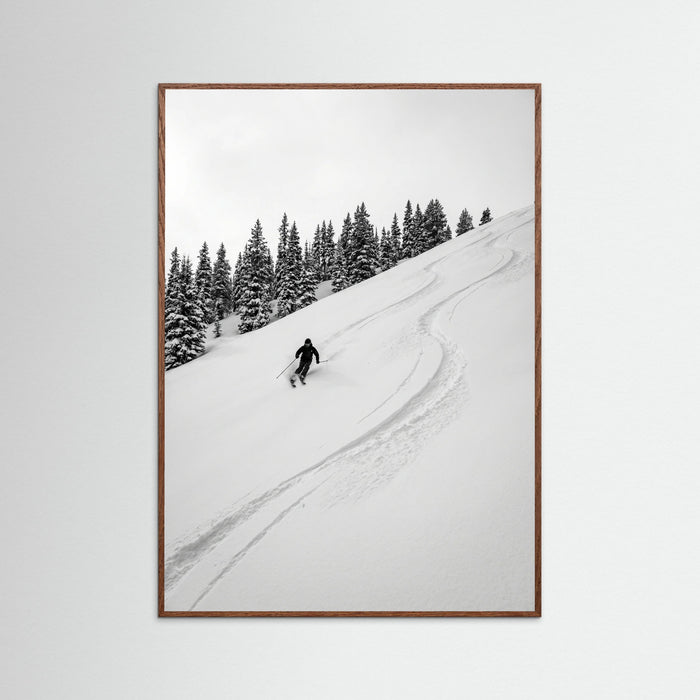 Oak Dark Snowy Serenity