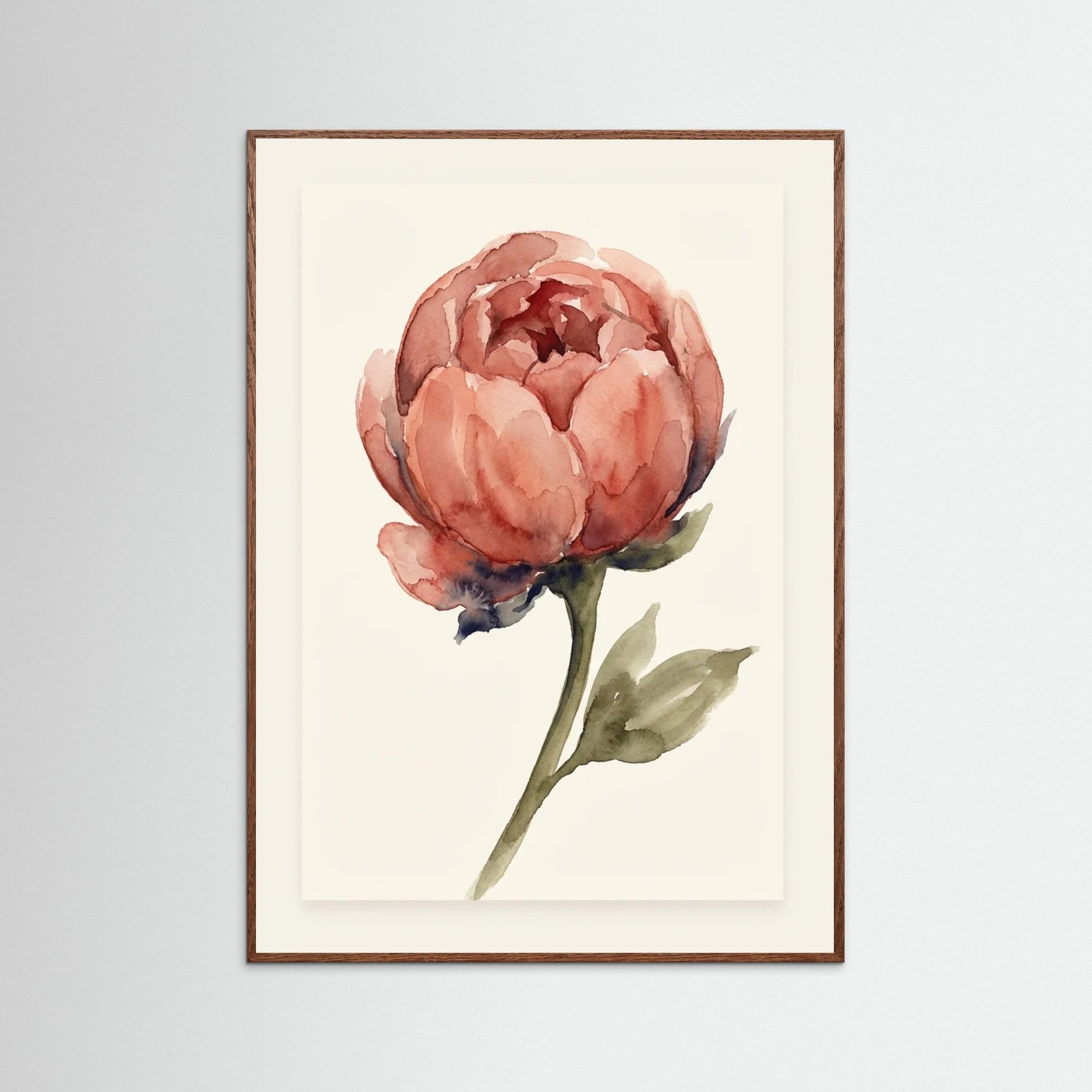 Oak Dark Soft Crimson Bloom