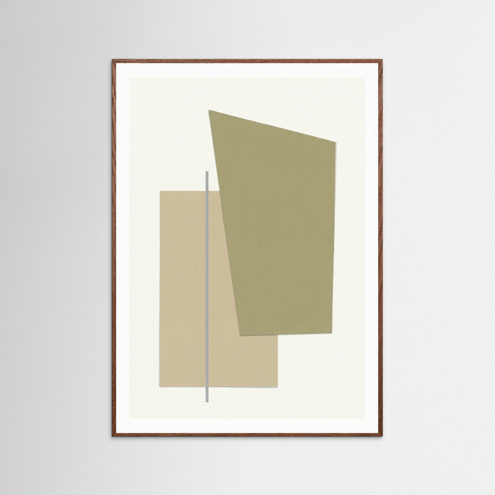 Oak Dark Soft Geometry Arc