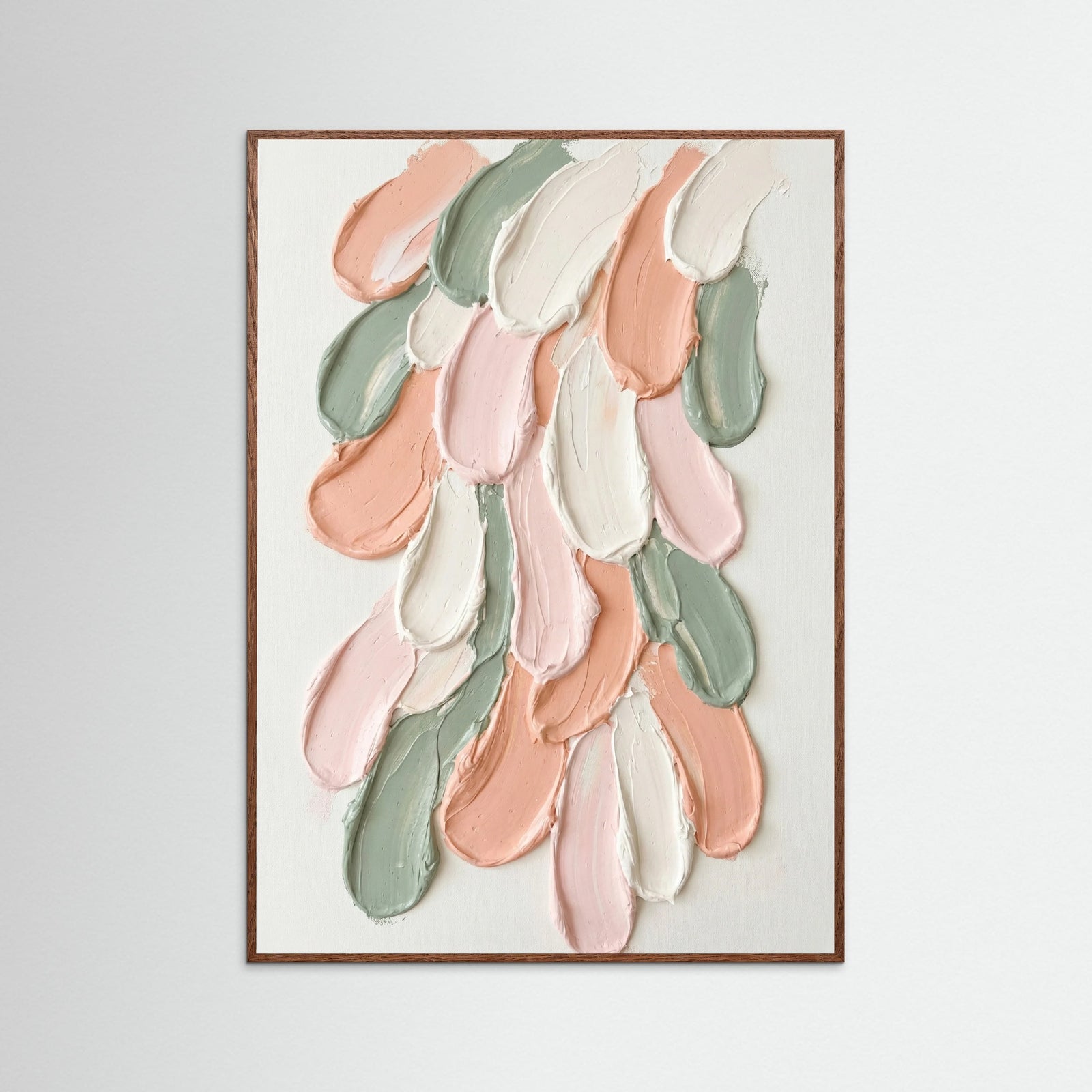 Oak Dark Soft Impasto Blooms